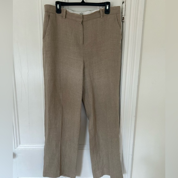 TOTEME Linen wide-leg pants - M/L (40) - Picture 5 of 14